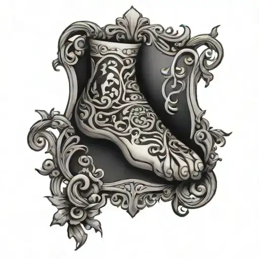Foot Tattoo Ornament Jewelry Emo