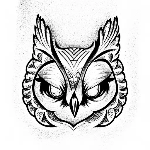 Owl And All Seeing Eye