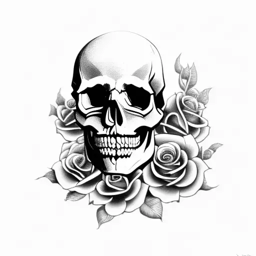 Skull And Roses
