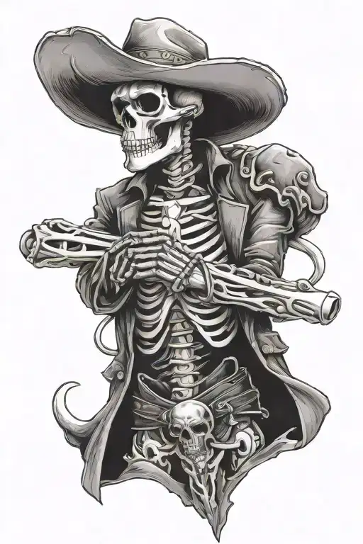 Cowboy Western Skeleton