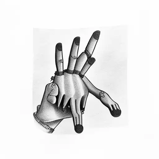 Evil Hand As A Puppeteer