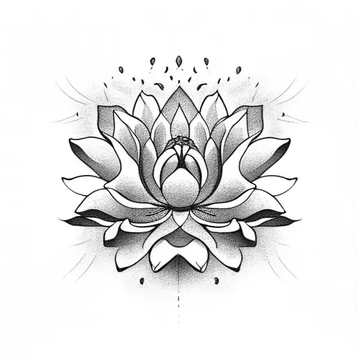 A Delicate Lotus Flower Blooming In A Serene Pond