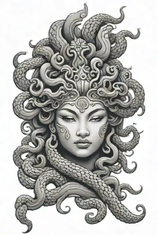 Asian Medusa Head
