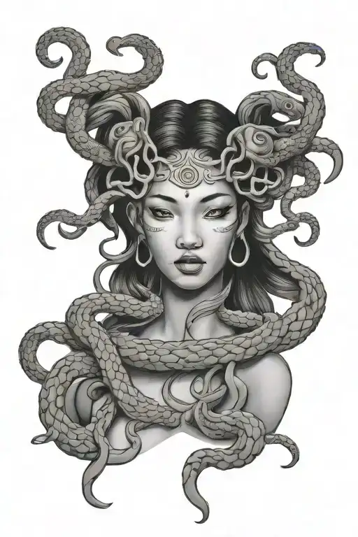 Medusa Asian Girl