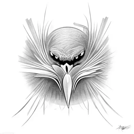 Crow Squawking Agresive