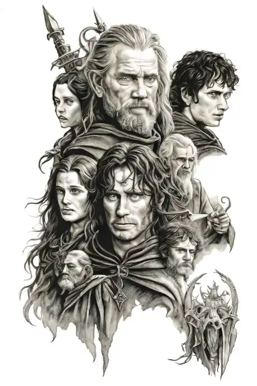 Lord Of The Rings Portrait