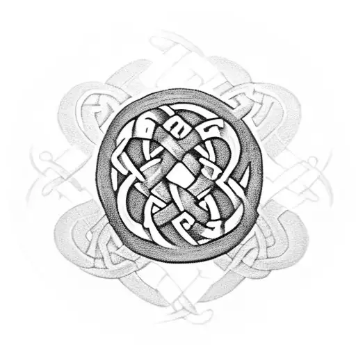 Celtic Knot With Knife