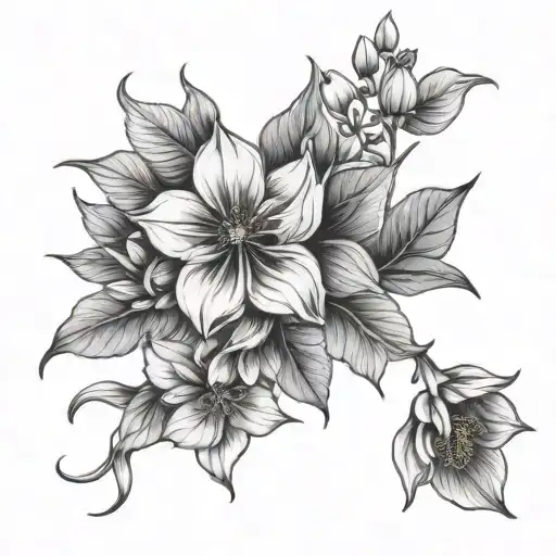 Floral Line Work