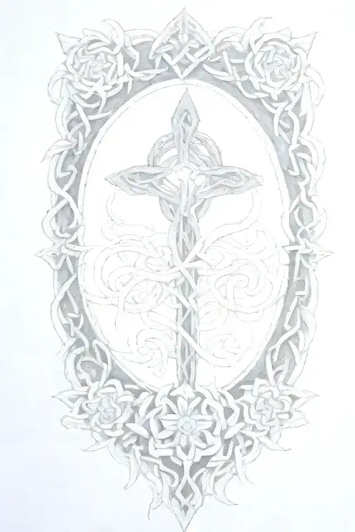 Celtic Flowers Intertwined