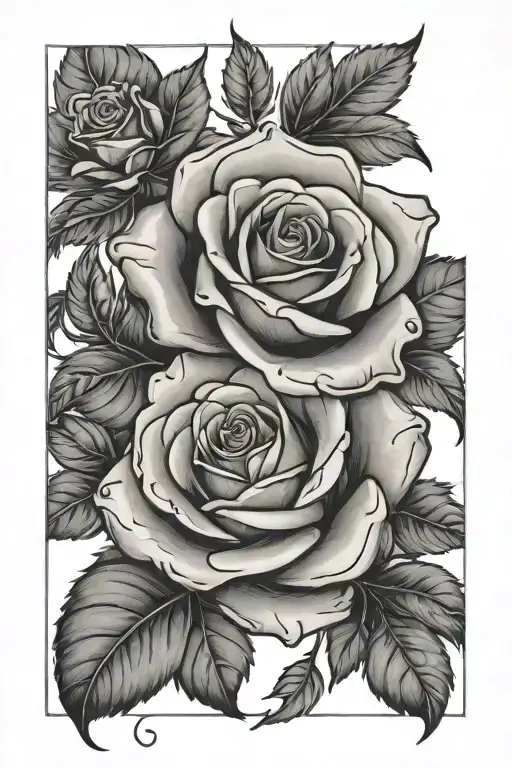 Time Roses Blooming With Quote