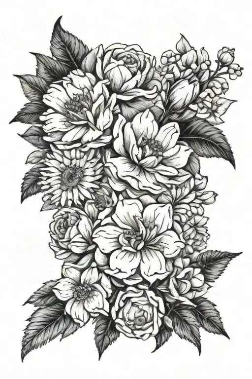 Birth Flower Bouquet