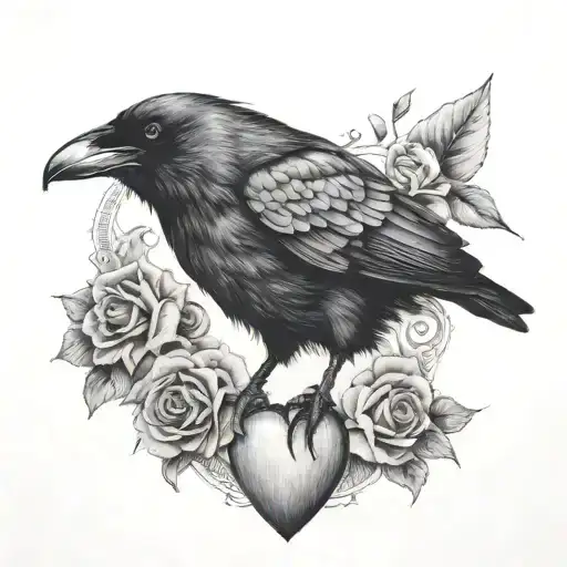 Crow With Real Heart