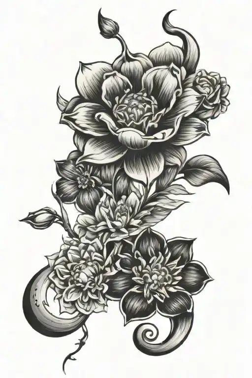 Flower And Space Themed