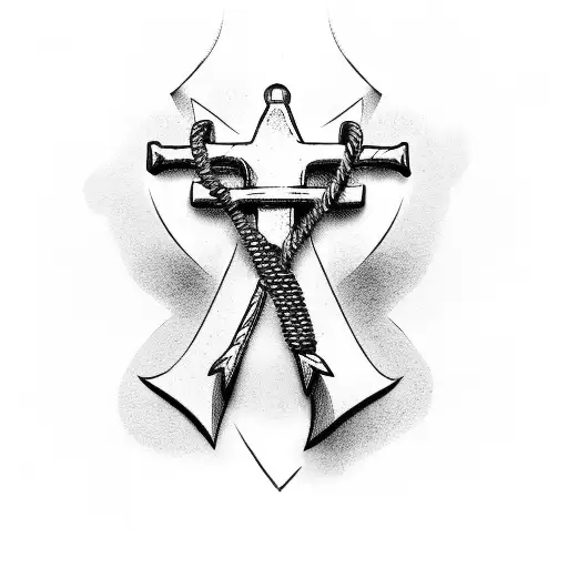 A Cross With Anchor