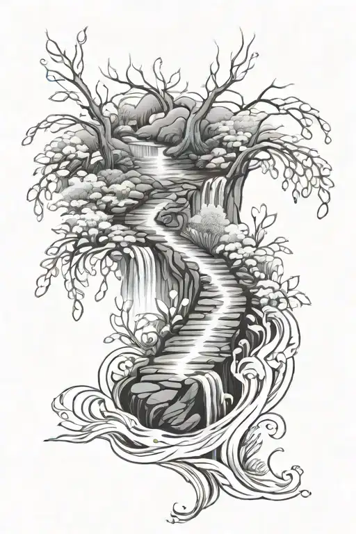 A Brook Of Water Paving The Way For Those Who Come After