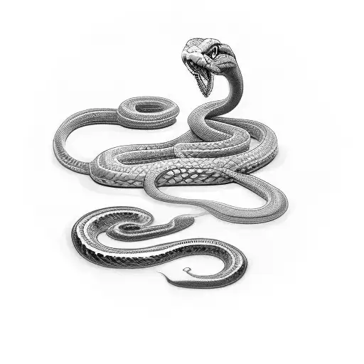 Snake With Money Rose