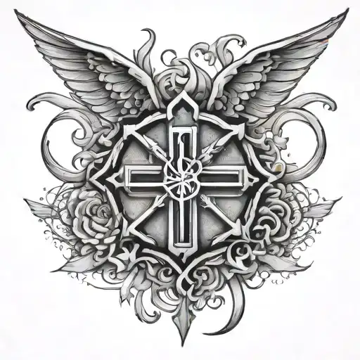 Star Of Life Wing Spread