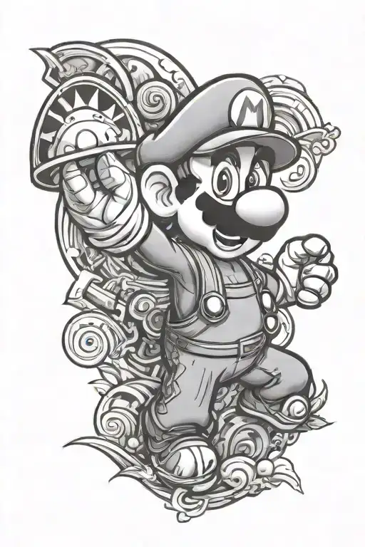 Mario X Polynesian Style