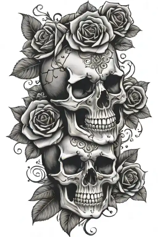 Skull Roses Jewels
