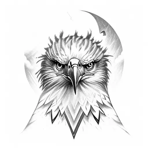 A Majestic Eagle With A Third Eye