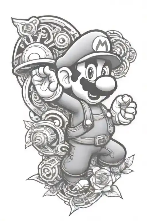 Mario X Polynesian Style