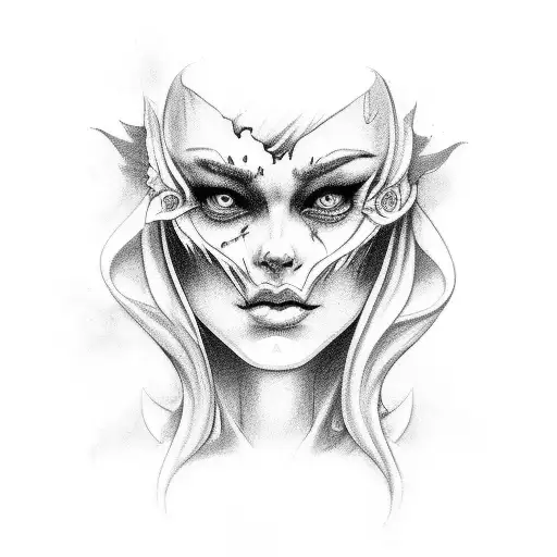 A Person That Is Half Angel Half Devil