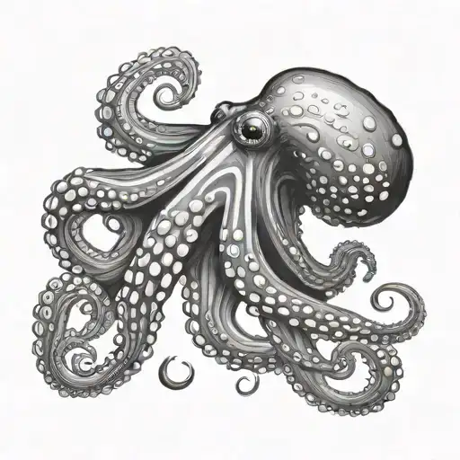 Octopus After Storm In Sunshine