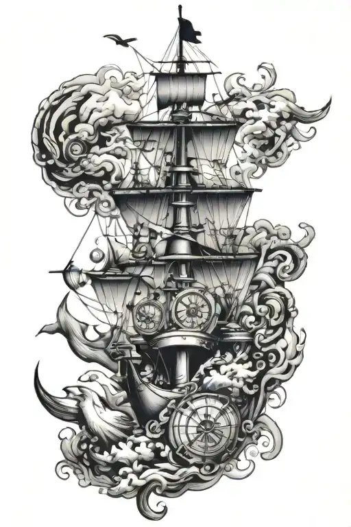 Nautical Theme Sleeve