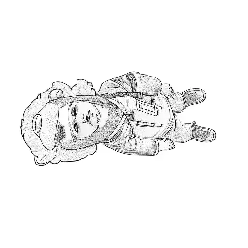 A Baby In A Lion Costume