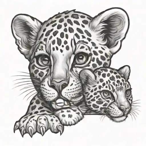Skull Baby Leopards