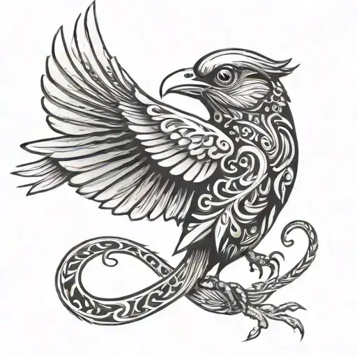 Infinity Bird Flying