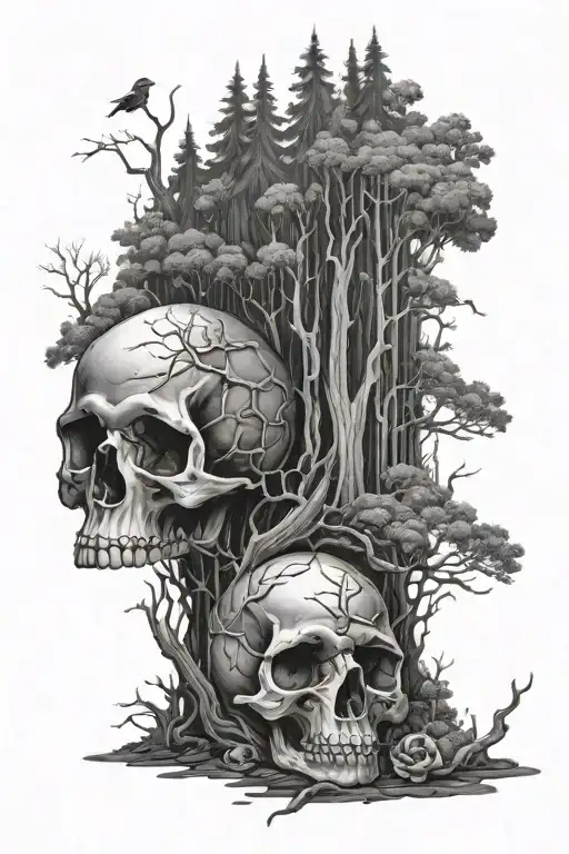 Forest And Skulls