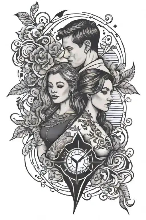 Savannah And Jeremy With Heartbeat Line