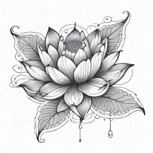 Lotus Flower From Broken Heart
