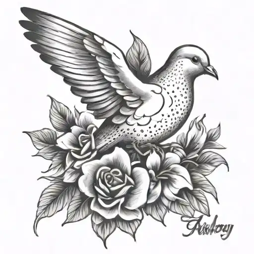 Audrey Name And Dove