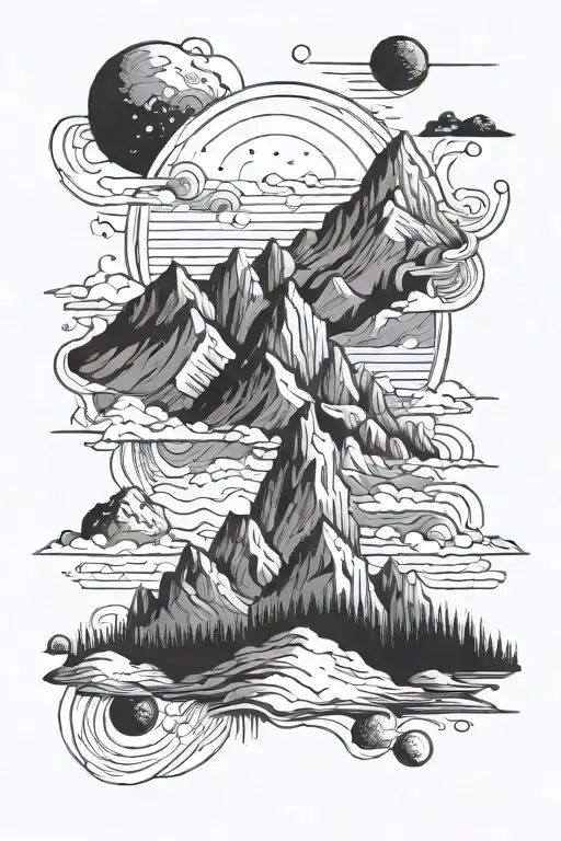 Moutains With Tones Of Space For Me To Add Tallies In The Future