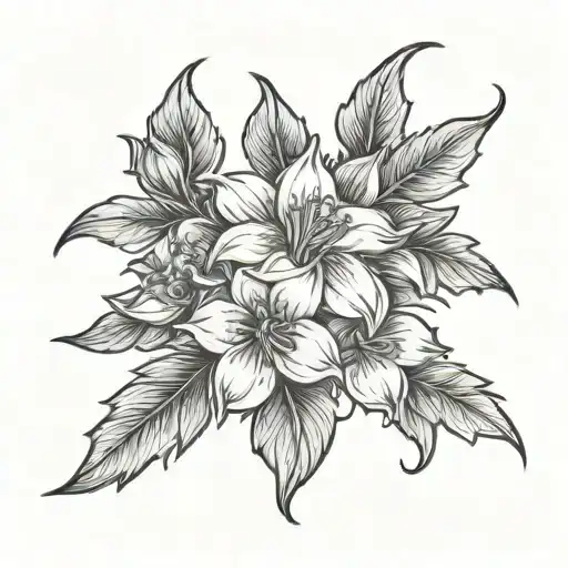 Santa Mary Flowers Growing