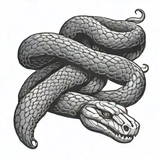 Snake Bracelet On Wrist