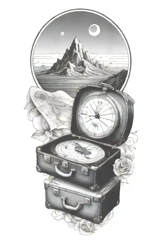 Add Clothes And A Passport In To Suitcase