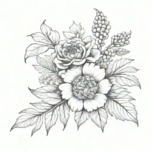 February August November December Birth Flower