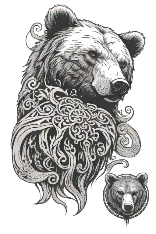 Cletic Ring And Bear