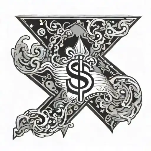 The World Soulja With The S As The No Saints Symbol