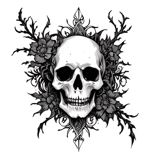 Gothic Tattoo Design That Will Go On A Finger