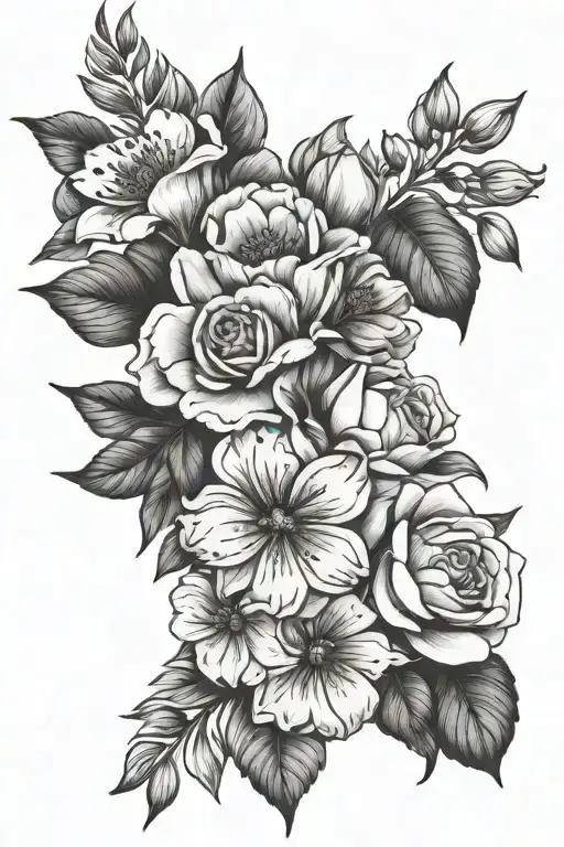 Birth Flower Bouquet