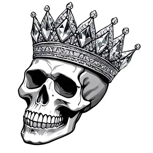 Mexican Skull Crown Diamonds