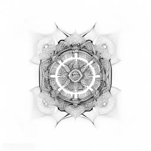 Black And White Mandala