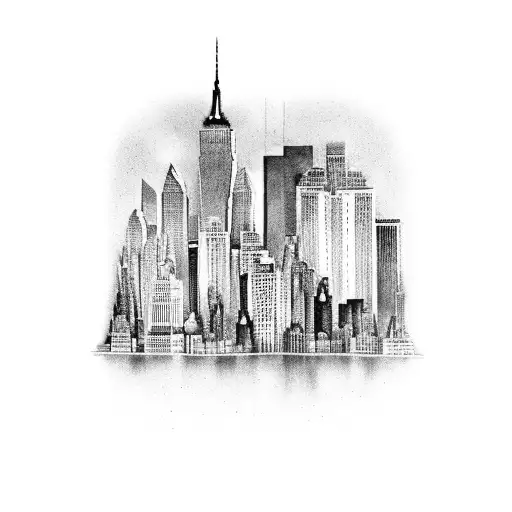 New York City Horizontal Skyline