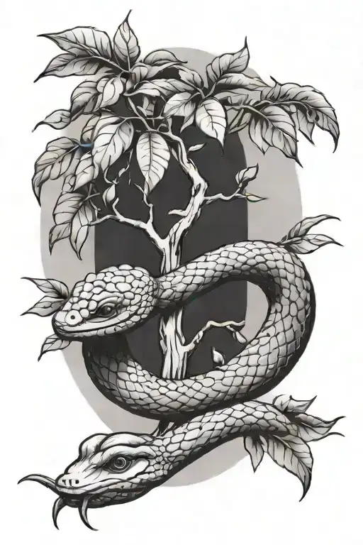 Mango Tree On Ouroboros Snake