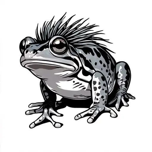Frog With Hair