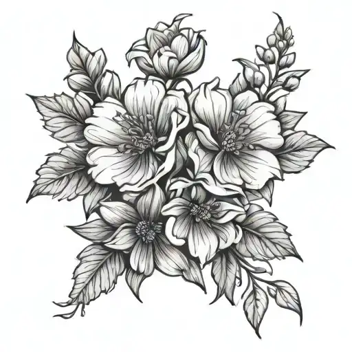 November & April Birth Flower